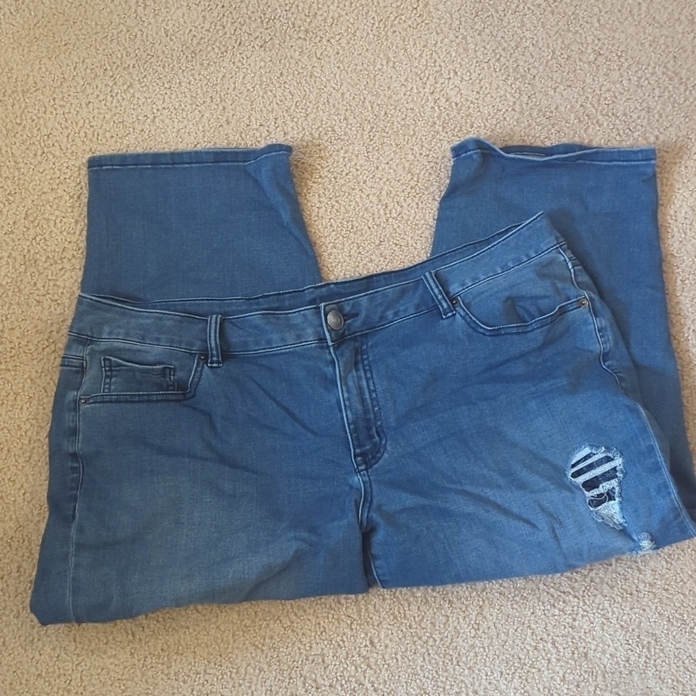 Lane Bryant Venezia Capri Jeans Size 18